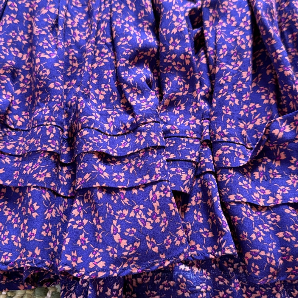 Free People Lost In You flowy floral print mini dress, size XS - Picture 6 of 9